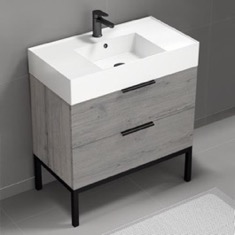 Modern Bathroom Vanity, 32 inch, Free Standing